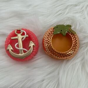 Bath & Body Works Car Fragrance Holders Set of 2 - Pumpkin & Anchor